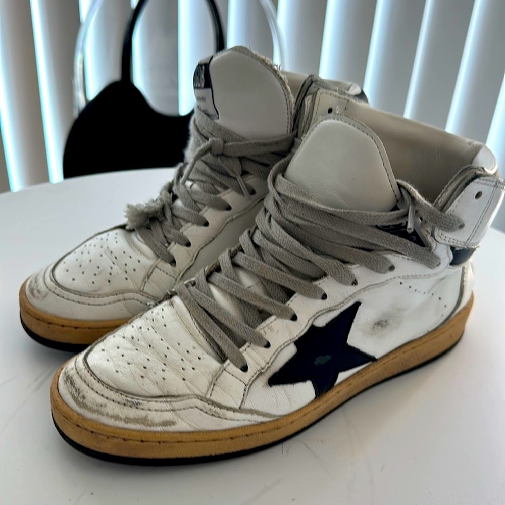 Golden Goose Hightop Sky Star Sneakers Size 37
